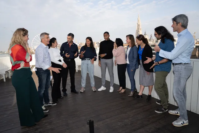 Het team van Human Matters in een coaching-sessie